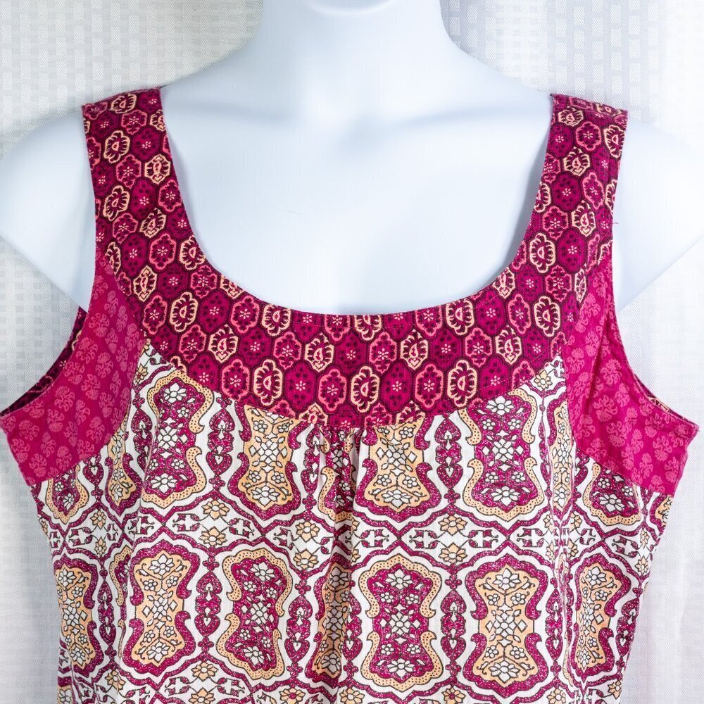 Eddie Bauer Size XL Raspberry color floral patter… - image 2